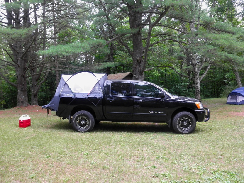 Camping in VT.